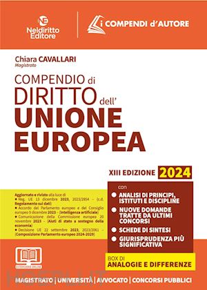 cavallari chiara - compendio di diritto dell'unione europea