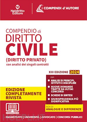 aa.vv. - compendio di diritto civile (diritto privato)