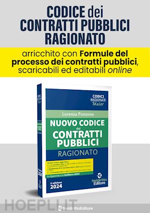 ponzone lorenza - nuovo codice dei contratti pubblici ragionato