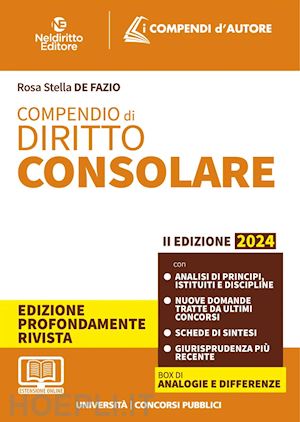 de fazio rosa stella - compendio di diritto consolare