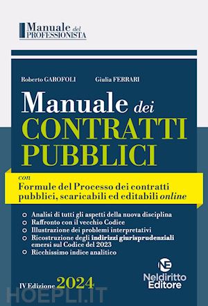  - manuale dei contratti pubblici 2024