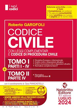 garofoli roberto - codice civile con leggi complementari e codice di procedura civile