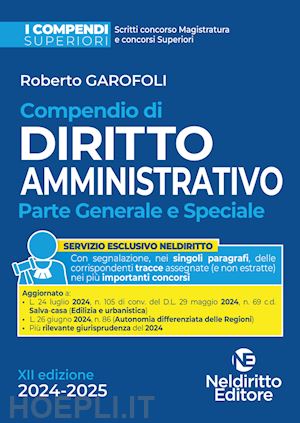 garofoli roberto - compendio di diritto amministrativo