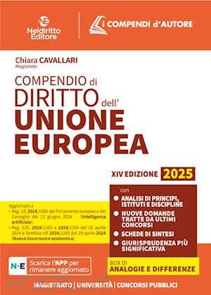 cavallari chiara - compendio di diritto dell'unione europea