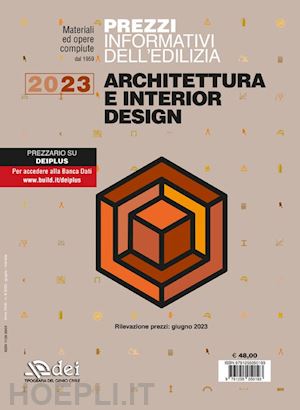  - prezzi informativi dell'edilizia. architettura e interior design. giugno 2023