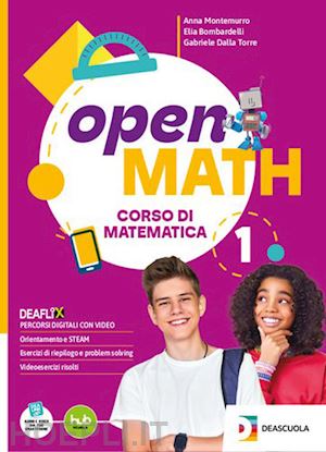 montemurro anna; bombardelli elia; dalla torre gabriele - open math. edizione curricolare. con quaderno delle competenze. per la scuola media. con e-book. con espansione online. vol. 2