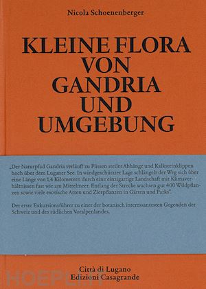 schoenenberger nicola - kleine flora von grandria und umgebung