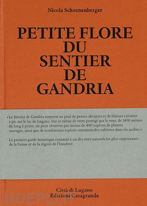 schoenenberger nicola - petite flore du sentier de gandria