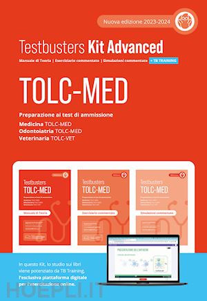 aa.vv. - testbusters - tolc-med medicina - kit advanced (3 voll. + tb training)