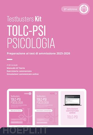 aa.vv. - testbusters - kit - tolc-psi psicologia