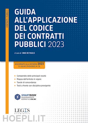 de paolis d. (curatore) - guida all'applicazione del codice dei contratti pubblici 2023