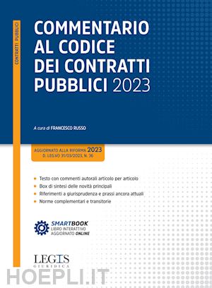 russo f. (curatore) - commentario al codice dei contratti pubblici 2023