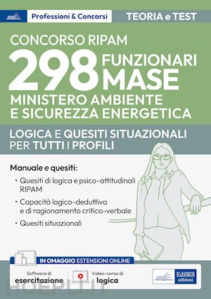 aa.vv. - concorso ripam - 298 funzionari ministero ambiente e sicurezza energetica - mase