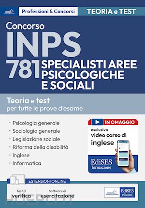 aa.vv. - concorso inps 781 specialisti aree psicologiche e sociali