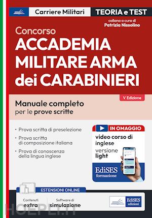 aa.vv. - concorso accademia militare arma dei carabinieri