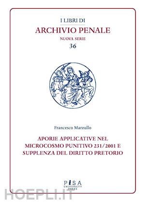 marzullo francesco - aporie applicative nel microcosmo punitivo 231/2001 e supplenza del diritto pretorio