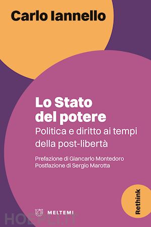 iannello carlo - lo stato del potere. politica e diritto ai tempi della post-libertà