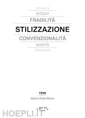 mosco valerio paolo - stilizzazione