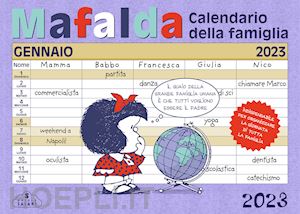 quino - calendario della famiglia 2023 mafalda