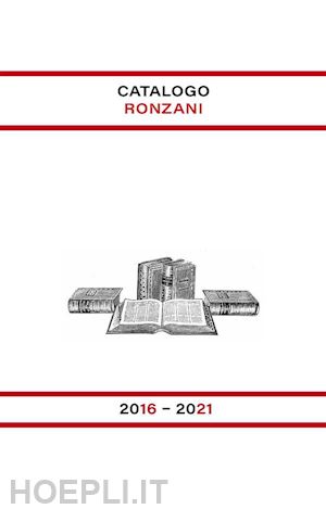 ronzani editore - catalogo generale 2016-2021