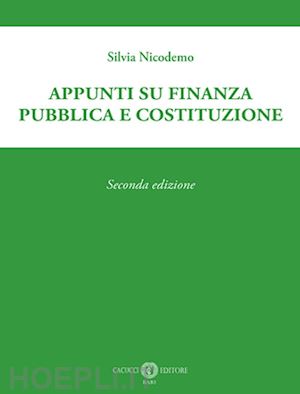 nicodemo silvia - appunti su finanza pubblica e costituzione