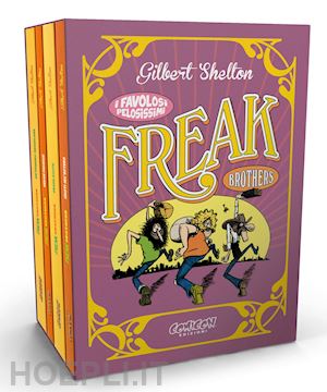 shelton gilbert; sheridan dave; de fazio r. (curatore); raggioli l. (curatore); soffitto - freak brothers. cofanetto completo