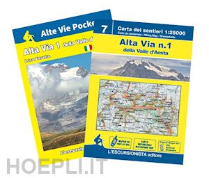 zavatta luca - alta via della valle d'aosta. ediz. multilingue. con carta 1:25.000. vol. 1