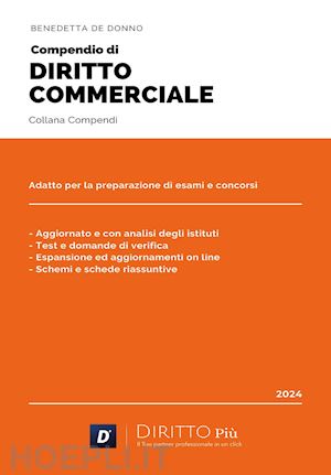 de donno benedetta - compendio di diritto commerciale