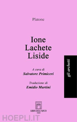 platone - ione-iachete-liside