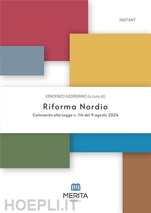 braschi s.; della monica g.; galasso r.; giordano m.; giordano v. (curatore) - riforma nordio